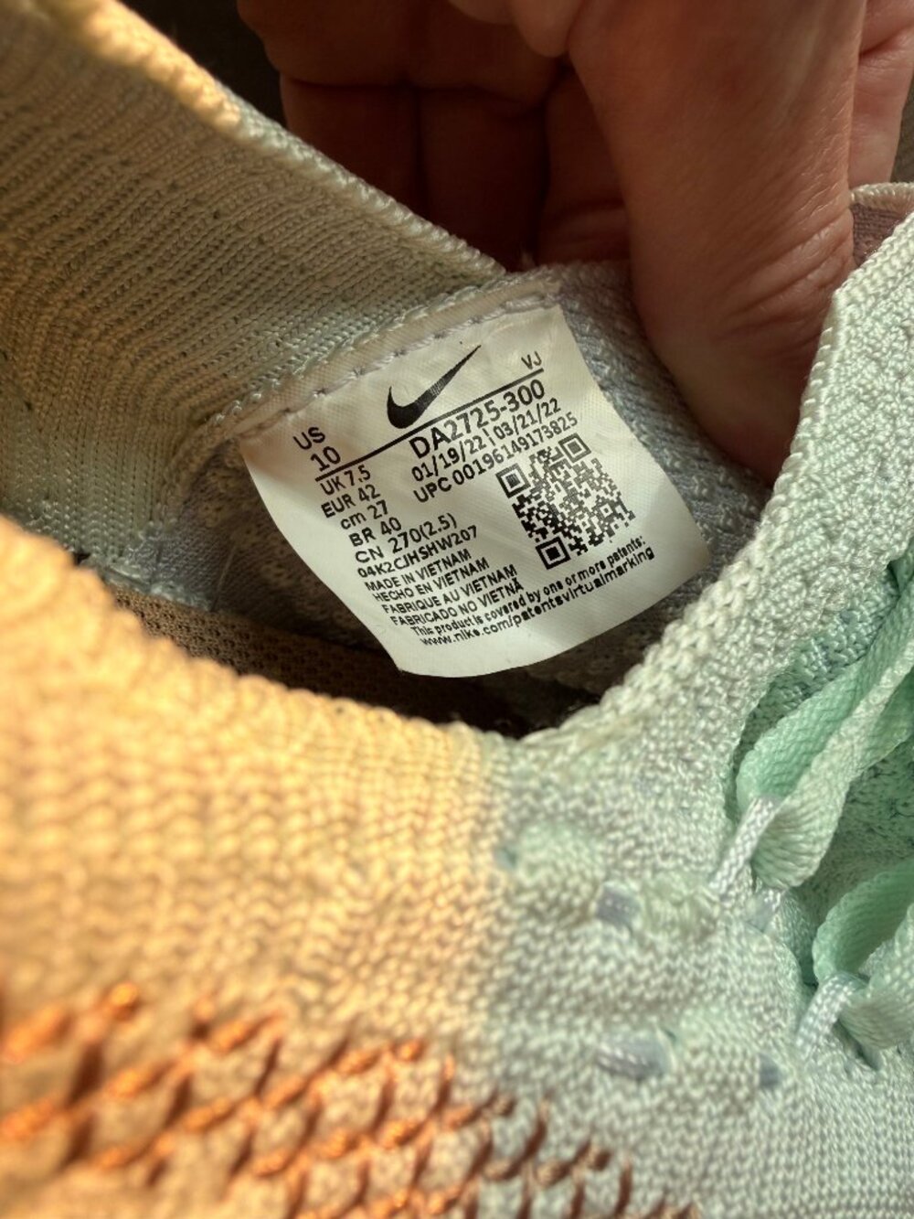 Nike Space Hippie 04 "Barely Green" Women's Size 10 — Sustainable Sneakers - Picture 4 of 7